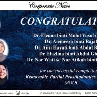 Congratulations for the successful completion of MOOC (DRP412)!