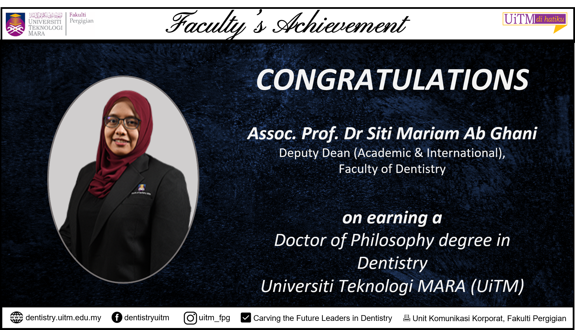 AP Dr Siti Mariam Ab Ghani