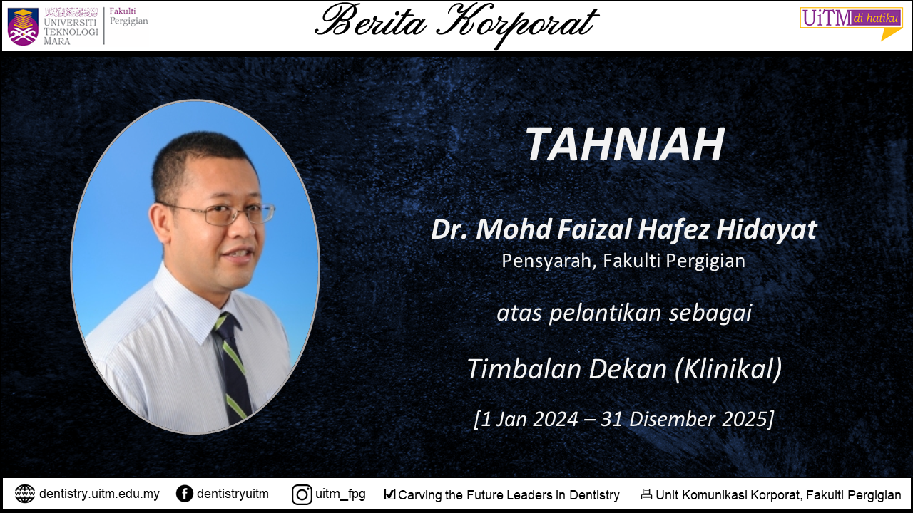Dr. Mohd Faizal Hafez Hidayat